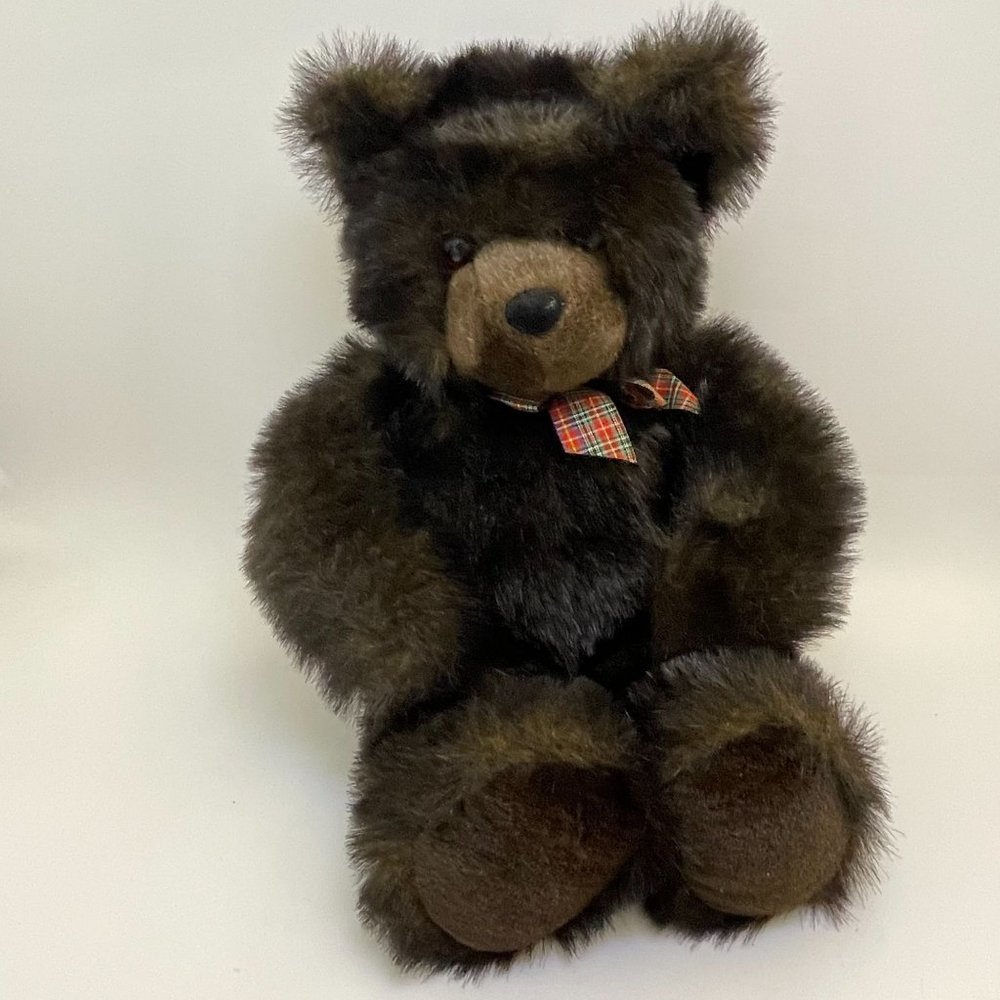 Vintage MANGO Peek-A-Boo Pals Magnetic Teddy Bear Stuffed Animal Plush Toy - Picture 2 of 7